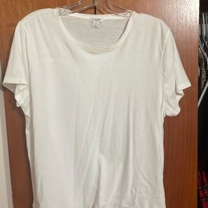 J Crew XL PEEK A BOO back tie T-shirt